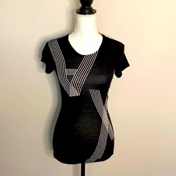 Armani Exchange Short Sleeve XXS Black T-shirt - Picture 1 of 10